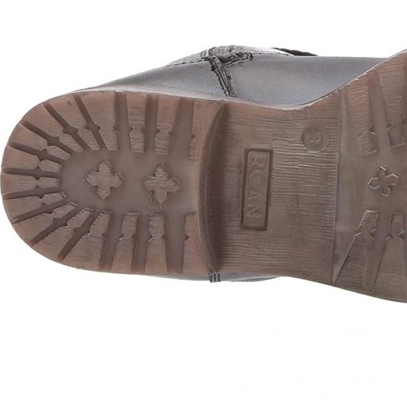 Roan by Bed Stu Date Grey Napa White BFS Tall Boot Leather - Picture 5 of 5